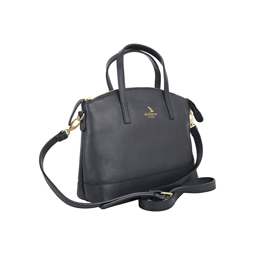 Black Pebble Leather Purse Handbag Online