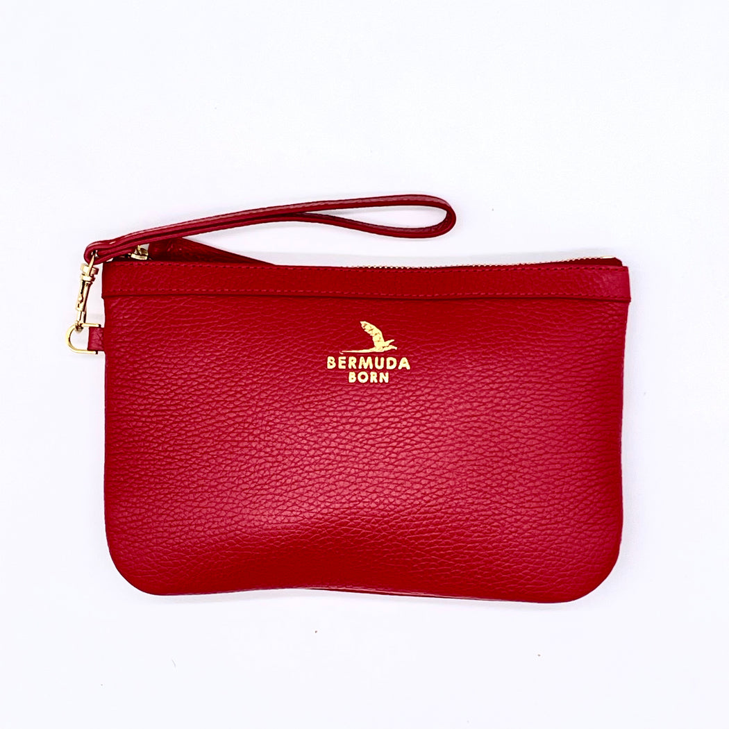 Red Tobacco Bay Clutch Bag