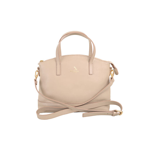 Nude Pebble Leather Paget Purse Handbag UK